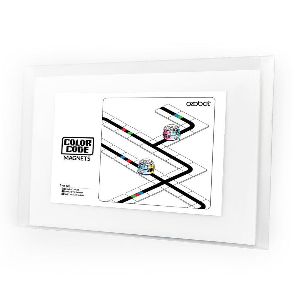 Ozobot Color Code Magnets Base Kit, Interactive Coding Learning Tool for Kids Ages 5+, Enhances Logic & Problem Solving Skills, Classroom Education, 36 Tiles, Evo Required Not Included