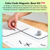 Ozobot Color Code Magnets Base Kit, Interactive Coding Learning Tool for Kids Ages 5+, Enhances Logic & Problem Solving Skills, Classroom Education, 36 Tiles, Evo Required Not Included view 3
