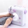 Electric Sewing Machine Multifunction Portable Hand Held Sewing Machine with 12 Built-in Stitches, Adjustable 2 Speed with Beginners Kids Sewing Machine for DIY and Curtains Home Travel (Color : Pink view 1