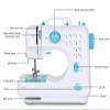 Portable Hand Held Sewing Machine with Sewing Accessories, Multi-Function Sewing Machine Lightweight for Beginners Clothing Curtains DIY Home Trave, 12 Built-in Stitches (Color : Blue) view 2