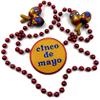 Cinco de Mayo Maracas Medallion Mardi Gras Bead Necklace Music view 1