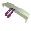 ALBARAY Upgrade Parts Compatible with LC Racing L6147 1/14 for TRUGGY for Wltoys 144001 124019 124017 Hard Tail Wing Accesories Part Upgrade Parts (Color : 1) view 1