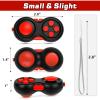 WTYCD Original Fidget Toy Game, Rubberized Classical Controller Fidget Concentration Toy with 8-Fidget Functions and Lanyard - Excellent for Relieving Stress and Anxiety view 3