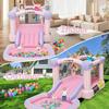 AKEYDIY Inflatable Bounce House, Fantasy Macaron Color Bounce Castle for Kids 3-10, 161" x 82" Indoor/Outdoor Bouncy House with Slide for Wedding Party Kids Birthday Party, UL Blower Included view 3