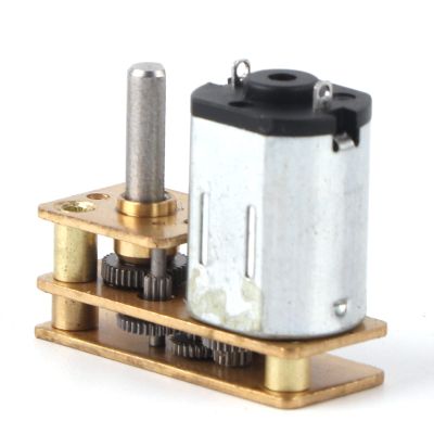 1024N20 DC Motor, DC 6V 400RPM Selflocking Geared Gear Motor for Smart Car for for Health Care Electronic Products