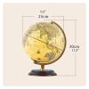 Geographic Globes The Latest Version of The World Earth Ceremony with A Bracket and Warm Light Antique Earth Taiwan World Earth Gelast 25 Cm Studio view 2