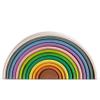 AVDAR 12Pcs Wooden Rainbow Stacker Toy, Extra Large Wooden Rainbow Stacking Toy, Montessori Nesting Puzzle for Kids view 1