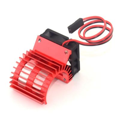 ALBARAY Upgrade Parts Compatible with Wltoys for HSP 124017 124016 380 390 2838 2845 Electric Motor Cover HeatSink Cooling Fan Model RC Car Toys Parts (Color : 2)