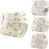 4 PCS Reborn Baby Doll Diapers Underwear for 17-22 inch Reusable Doll Diapers Fits Baby Dolls view 1