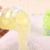 FLIPNEX Clear Strawberry Jelly Slime - Fluffy, Stretchy, Crunchy, Bubble Slime Soft Putty Stress Relief Toy - Party Favors, Super Light Favor Gift and Birthday (B-Yellow) view 2