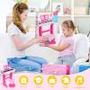 Amy&Benton Birthday Gift for 3 4 5 6 7 Year Old Girls Piano Toy with Stood for Girls 3-5 Pink Music Keyboard Toy 37 Keys with Chair view 3