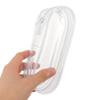 Abaodam Mini Doll Storage Bag Transparent Clear Portable Doll Pouch with Hanging Buckle for Travel School Decoration and Protection view 2