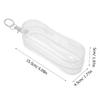 Abaodam Mini Doll Storage Bag Transparent Clear Portable Doll Pouch with Hanging Buckle for Travel School Decoration and Protection view 3