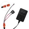 12 Volt Battery Charger for Ride On Toys and Battery Wire 12V Kids Ride On Car Charger,12V Electric Car Riding Toy Battery Power and Charging Socket Adapter Square Plug view 4