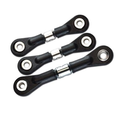 ALBARAY Upgrade Parts Compatible with Tamiya TT-02 TT-02T TT02 TT02T 3Pcs Steering Link Rod Servo Rod 1/10 Replacement RC Car Upgrades Parts Accessories (Color : 4)