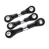 ALBARAY Upgrade Parts Compatible with Tamiya TT-02 TT-02T TT02 TT02T 3Pcs Steering Link Rod Servo Rod 1/10 Replacement RC Car Upgrades Parts Accessories (Color : 4) view 1