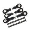 ALBARAY Upgrade Parts Compatible with Tamiya TT-02 TT-02T TT02 TT02T 3Pcs Steering Link Rod Servo Rod 1/10 Replacement RC Car Upgrades Parts Accessories (Color : 4) view 2