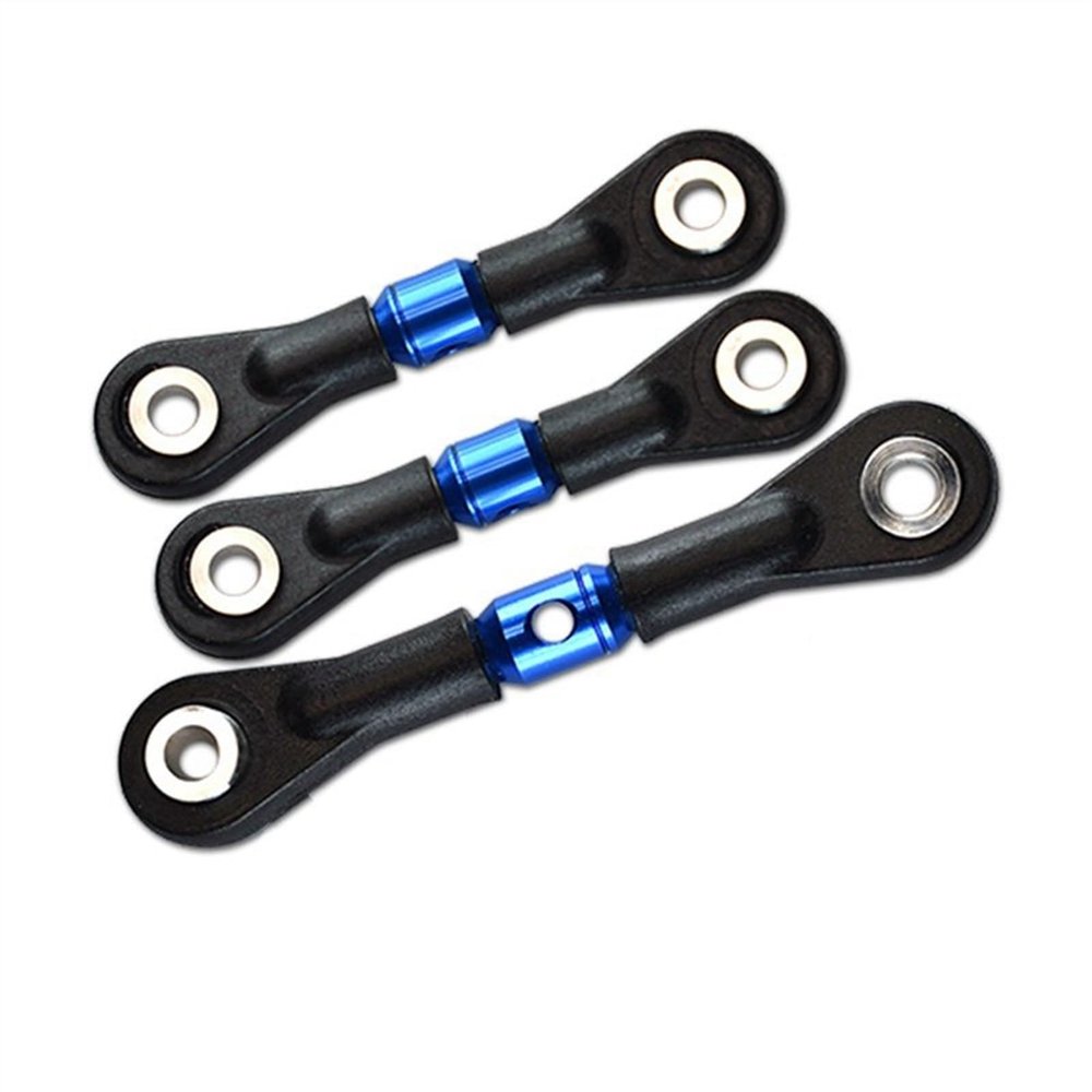 ALBARAY Upgrade Parts Compatible with Tamiya TT-02 TT-02T TT02 TT02T 3Pcs Steering Link Rod Servo Rod 1/10 Replacement RC Car Upgrades Parts Accessories (Color : 1)