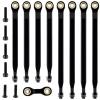 8pcs/Set Complete Aluminum Suspension Linkage Upper Lower Link Set for 1/16 E-REVO RC Truck Upgrades view 1