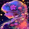 1000 Piece Girl Puzzles for Adults - Fluorescent Flower Girl Wooden Jigsaw Puzzle for Beginners, Unwind from Daily Life, and Toys for Family Bonding Activities view 1