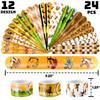 72PCS Horse Party Favors - 48 Pre-cut Temporary Tattoos & 24 Slap Bracelets, Perfect for Horse-Themed Birthdays, School Prizes, and Christmas Rewards for Kids view 3
