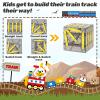 Coodoo Magnetic Blocks - Build Mine Magnet World Mine Train Track Set, Magnetic Building Blocks Toddler Toys STEM Sensory Outdoor Toys for 3+ Year Old Boys & Girls, Kids Toy for Ages 4-6 6-8 5-7 view 2