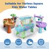 IndigoTempest9 Kids Water Table Cover, Fit Step2 Rain Showers Splash Pond Water Table Waterpark Play Table Cover Outdoor Toys Cover - (Frosted) view 3