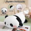 SQEQE Weighted Panda Plush, Weighted Panda Stuffed Animal, Cute Plushies Soft Bear Pillow Toy Gift for Kids Adults 9.8 Inch, 0.8 Lbs view 3