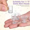 Abaodam 102 Pcs Candy Model Miniature Cups Mini Kitchen Accessories Wine Glasses Ornament ature Wine Cups ature Drinking s Adornment Toy Doll House Beer Mug Key Chain view 3