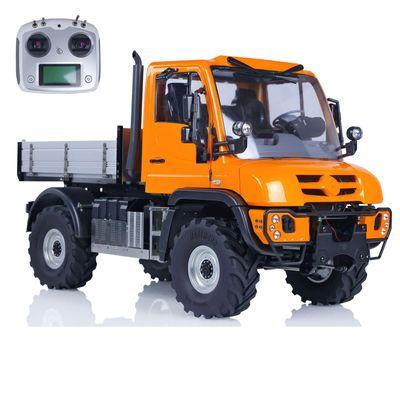 1/10 4X4 RC Off-Road Vehicles Model for U423 Remote Control Rock Crawler Car Metal Bucket Light Sound 2-Speed Transmission I6S Radio Controller