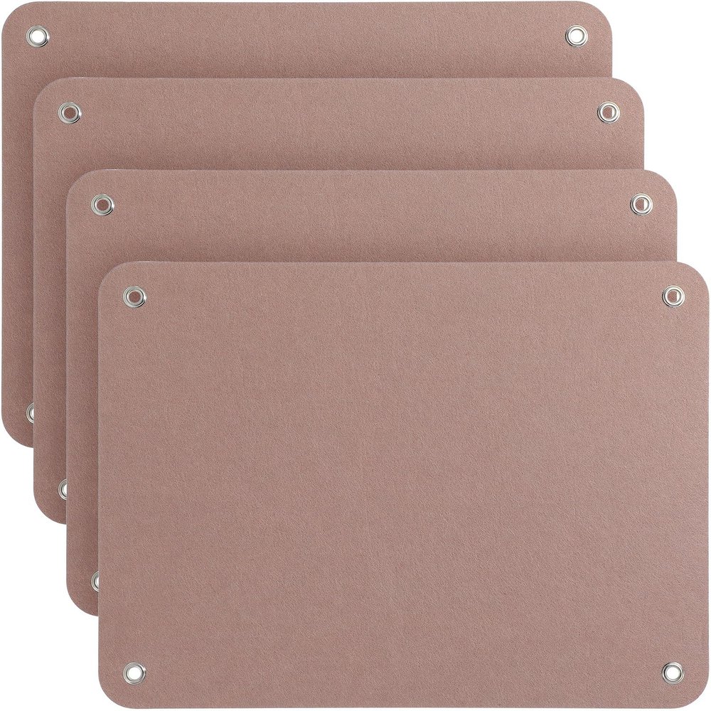 Yunsailing 4 Pieces Felt Board for Toddlers Classroom Flannel Board Stories for Preschool Homeschooling, Kids Felt Story Activity Wall Hanging Children Birthday Gifts, 11.8 x 15.75 Inch (Camel)