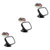 Abaodam 3pcs Adjustable Rear View Mirror -use for Safe Driving and Easy Monitoring of Rear Seats Shatterproof Material for Cars Suvs view 1