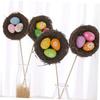 60pcs Graffiti Eggs for Boys and Girls Easter Toys for Crafting Spring Decor for Decorating Parties and Creative Play Activities view 3