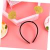 Angoily 3pcs Glitter Shell Hair Bands Stylish Headdress Party Accessories for Birthday Celebrations for Boys and Girls and Adults Eye-catching Design view 2
