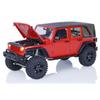 wheelfun Capo 1/18 RC Crawler Car CUB2 RTR Remote Control Off Road Vehicle 2-Speed Transmission GT5 Radio Battery Light Sound Hobby Grade Model for Adult(Red) view 3