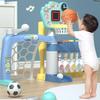 5-in-1 Toddler Sports Toys Activity Center: Includes Basketball Soccer Bowling Baseball Golf, Toddler Basketball Hoop Indoor with Adjustable Height 1-3 Year Old Boys Girls Toys, Toddlers & Baby Gift view 2