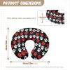 Forchrinse White Red Dog Paw Print Nursing Pillow Cover for Girls Boys Baby Nursing Pillow Slipcover for Puppys Lover view 4