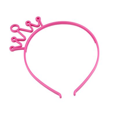 Angoily Birthday Party Kids Crown Headband Set 6pack Creative Plastic Headwear