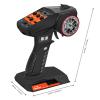 Hobby Fans RC Radio System 7CH 2.4G RC Transmitter with Receiver Anti-Jamming Remote Controller for RC Car Crawler Boat, Button view 2