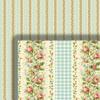 Melody Jane Dolls Houses Dollhouse Wallpaper Regency Stripe Pattern 1/2 inch 1:24 Miniature Print 585 view 1
