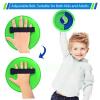ECJWEI Toss and Catch Ball Set, Paddle Catch Ball and Toss Game for Kids, Great Beach Games/Backyard Games/Outdoor Game for Kids and Family (2 Paddles, 2 Balls) view 3