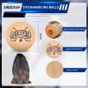 12 Pack Swedish Stickhandling Balls - Street Hockey Balls, Hardwood No Bounce Floorball Training Equipment with Bag, 2 Inch Diameter view 2
