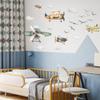 Airplane Wall Decal for Boys/Peel and Stick Boys Bedroom Wall Sticker/Can be Suitable for Kindergarten Nursery Boys Girls Bedroom Wall Decoration view 3