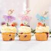 30 PCS Easter Cupcake topper Bunny Cupcake Toppers Easter Egg Cupcake Topper Rabbit Party Cake Topper Decorations (Brown) (Style 4) view 4