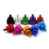security screwsscrews Knurled screw 5PCS 6#-32 * 6.5/12 Aluminum Alloy Computer Case Side Panel Hard Disk Hand Screw Knurling Thumb Screws Color Nail (Color : Red, Length : 12mm) ( Color : Red , S ( view 1
