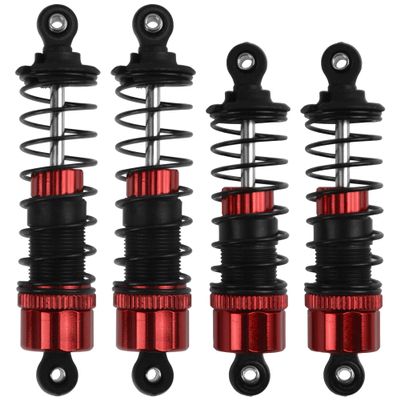 4Pack ShareGoo RC Car Shock Absorbers Metal Shocks Damper Compatible with MJX Hyper Go H14BM 14210 14209 1/14 RC Car Upgrades Part