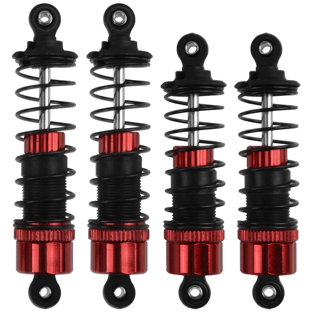 4Pack ShareGoo RC Car Shock Absorbers Metal Shocks Damper Compatible with MJX Hyper Go H14BM 14210 14209 1/14 RC Car Upgrades Part