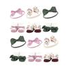Hudson Baby Girls 12Pc Headband and Socks Giftset, Fall Botanical, One Size view 1