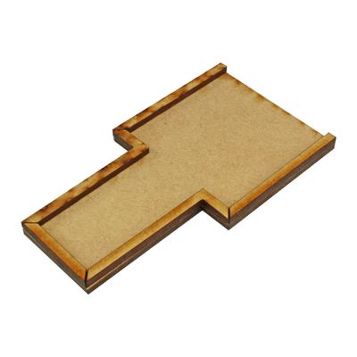 LITKO Bretonnia Lance Formation Movement Tray | Compatible with Warhammer: The Old World | Rank and File (25x50mm, 3 Cavalry)