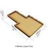 LITKO Bretonnia Lance Formation Movement Tray | Compatible with Warhammer: The Old World | Rank and File (25x50mm, 3 Cavalry) view 3
